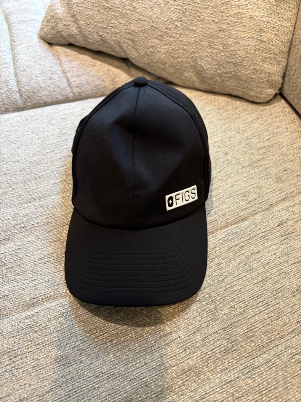 Figs Black Adjustable Visor Cap